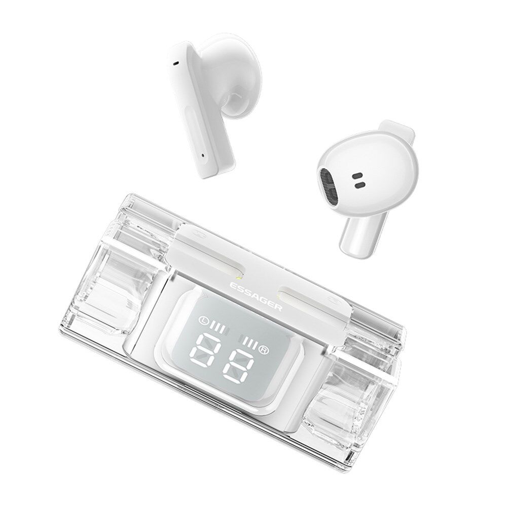 Essager TWS-E90 "EarPods Style" Stereo Bluetooth Headset White (    & )