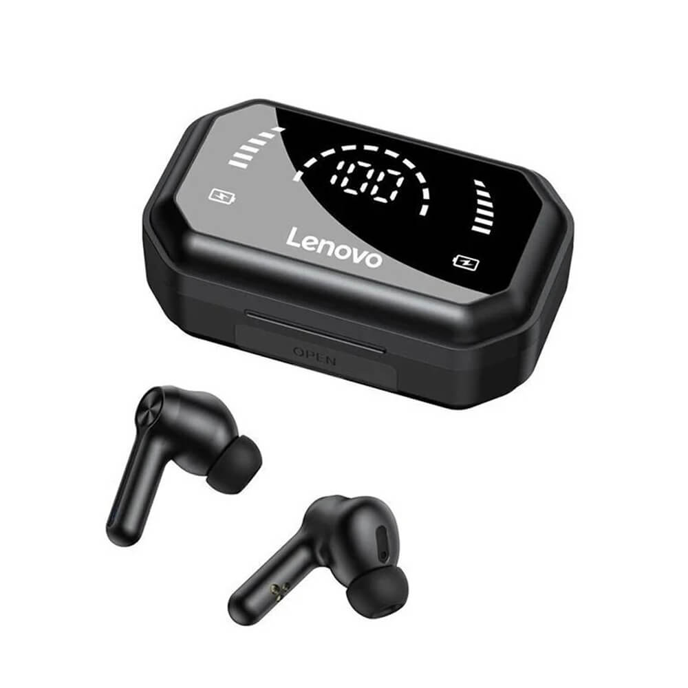 Lenovo LP3 Pro True Wireless Earphones Black   power bank 1200mah