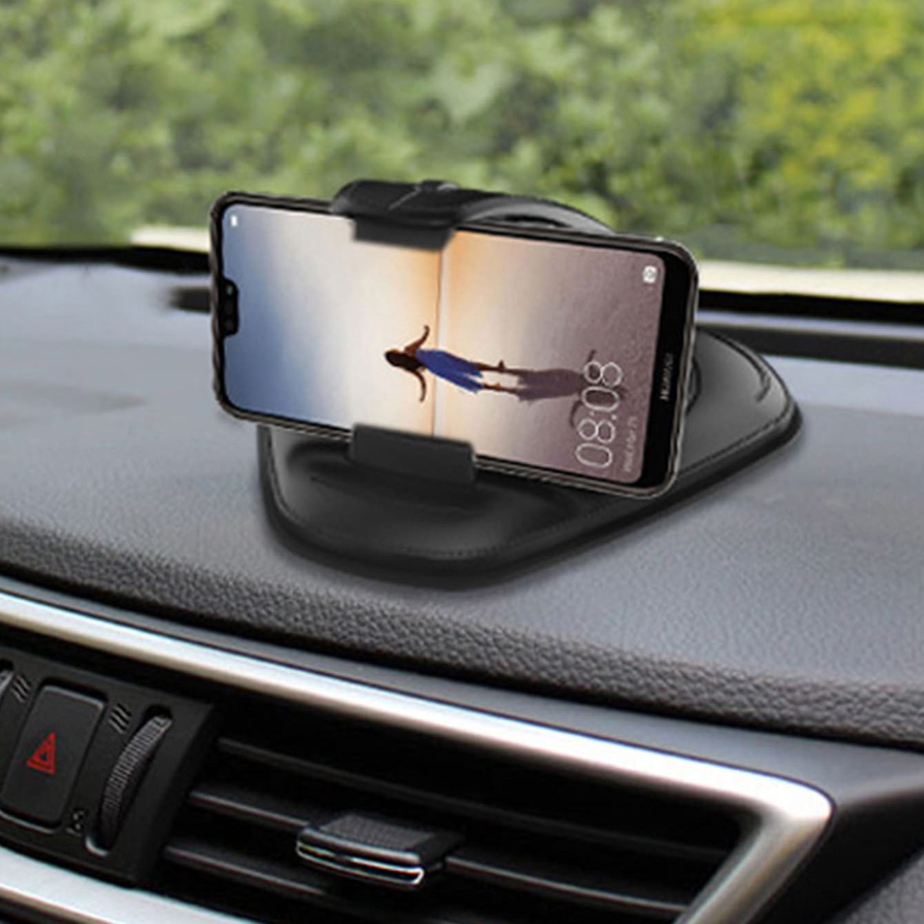 Soultronic CC186 Mouth Car Mount | One-Hand Operation | Clamping Type | 3.0" - 7.0"