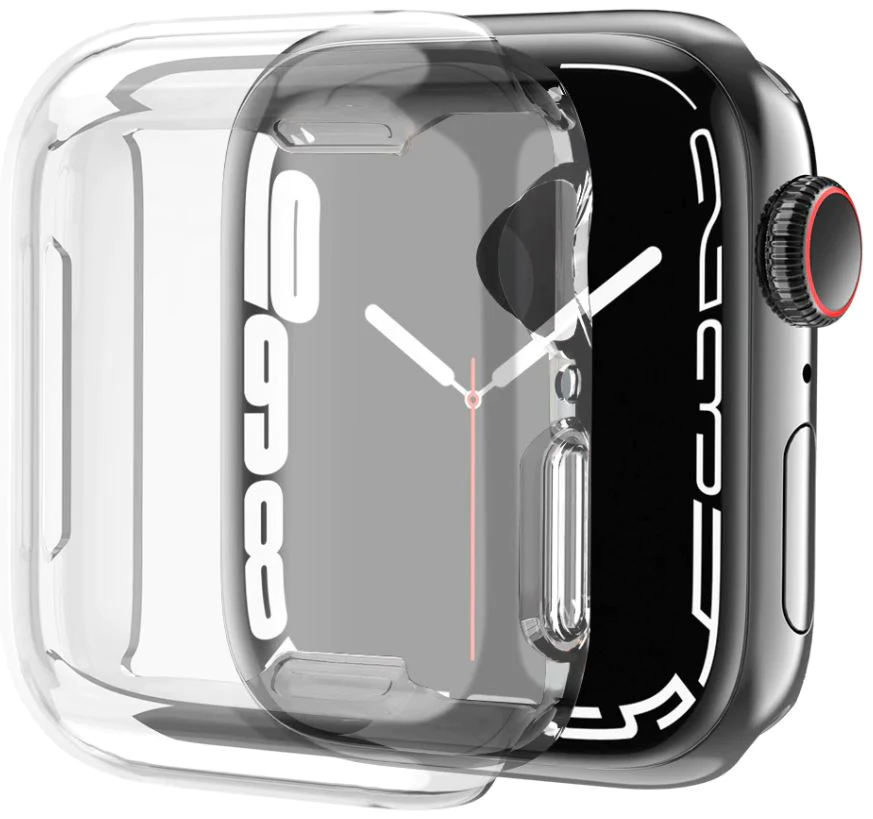 Soultronic Full Face Protection Case Drop proof (3m) Crystal Clear  Apple Watch Series 7 / 8 (45mm)